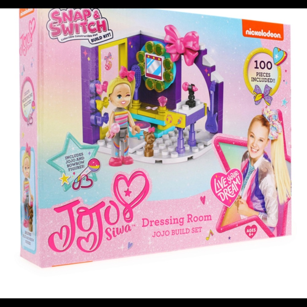 jojo siwa™ jojo build construction set - dressing room